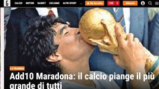 Sacudón mundial por la muerte de Diego Maradona