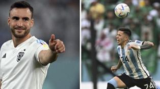 Enzo Fernández y Tagliafico