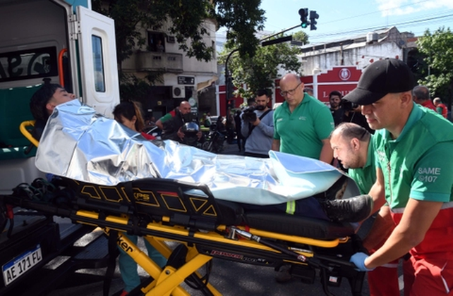 El SAME debió internar a 17 obreros
