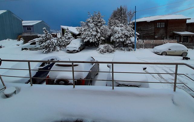 En plena primavera, Ushuaia recibió octubre con la mayor nevada del año