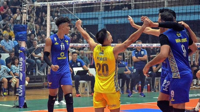 UPCN de San Juan se quedó con la primera final de la Liga Argentina de Vóley.