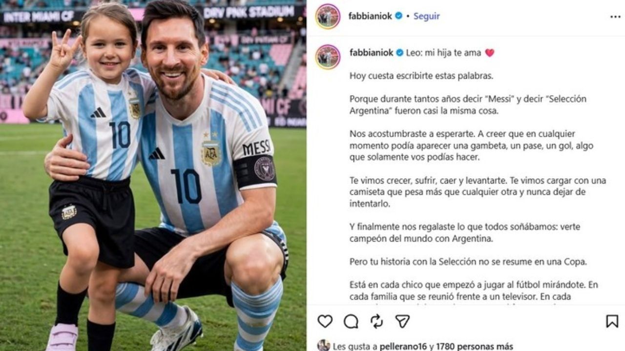 La Capital | La emotiva carta del Ogro Fabbiani a Messi: Ojalá se dé tu último baile en Newells