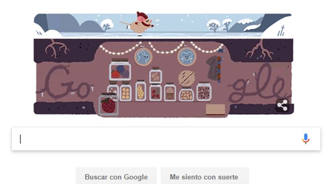 Google festeja el primer dia de invierno con un divertido Doodle