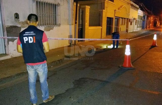 Imágenes del lugar del homicidio.