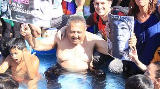 Luis DElia fue uno de los referentes en la movilización.&nbsp;