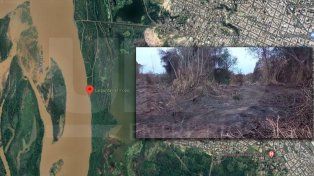 Hallaron restos humanos quemados en Paraná