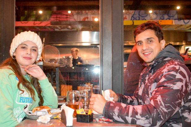 Eugenia Godoy y Leandro Blesio.