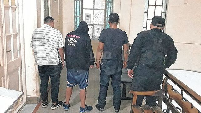 Los detenidos en Santo Tomé