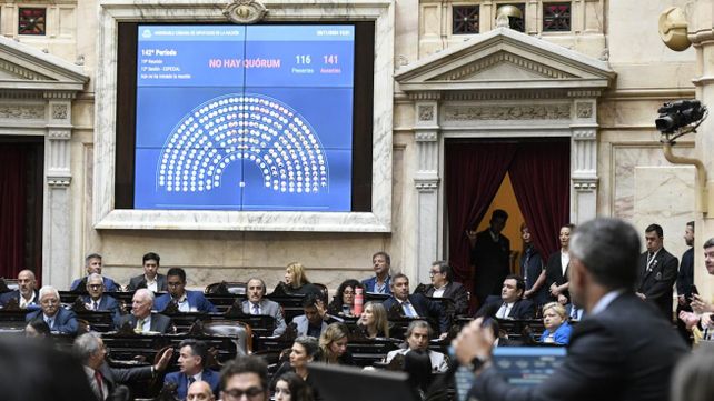 La sesión por ficha limpia volvió a caer.