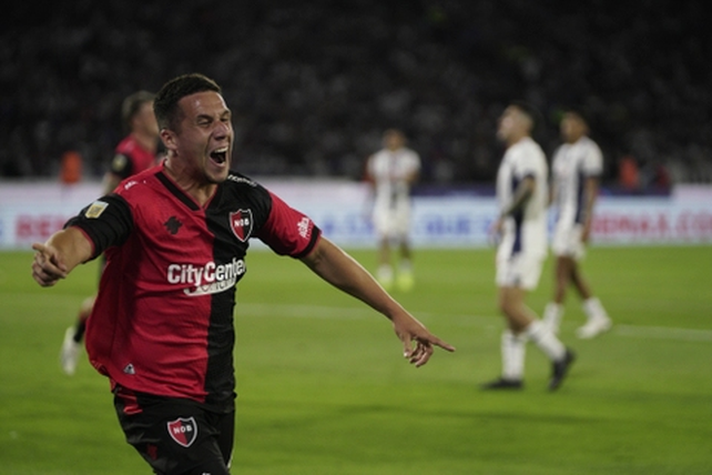 Francisco González anotó uno de los goles de Newells en el triunfo en Córdoba en 2024.