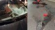 parana: motociclista escapo de un control, circulo en contramano y choco con un auto parana: motociclista escapo de un control, circulo en contramano y choco con un auto