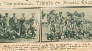 En 1920 Rosario Central eliminó a River Plate de la Copa Competencia Asociación Amateurs.