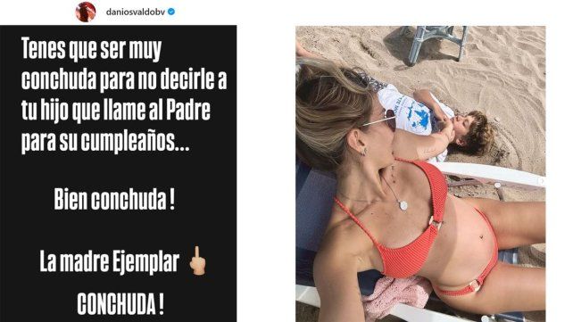 El ex futbolista Daniel Osvaldo culpó a Jimena Barón