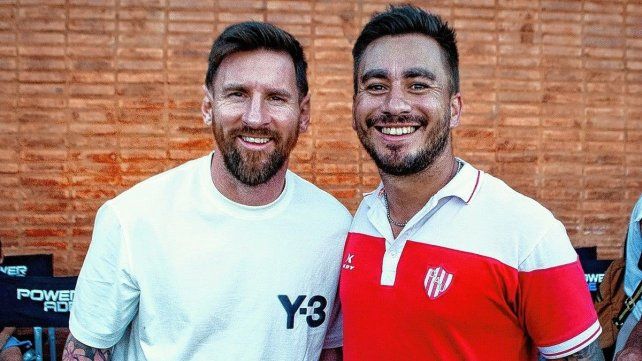 El paranaense Fabián Prestofelippo conoció a Messi y cumplió su sueño de toda la vida.