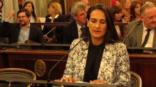 Flavia Maidana, senadora provincial.