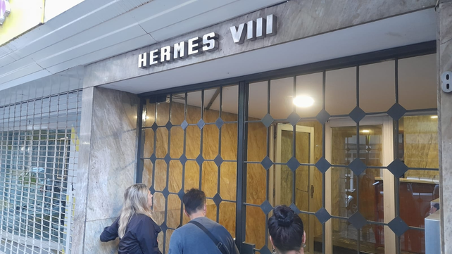 El edificio Hermes VIII donde fueron saqueadas varias oficinas.