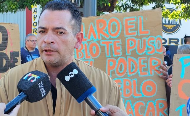 Protesta policial: Gabriel Sarla