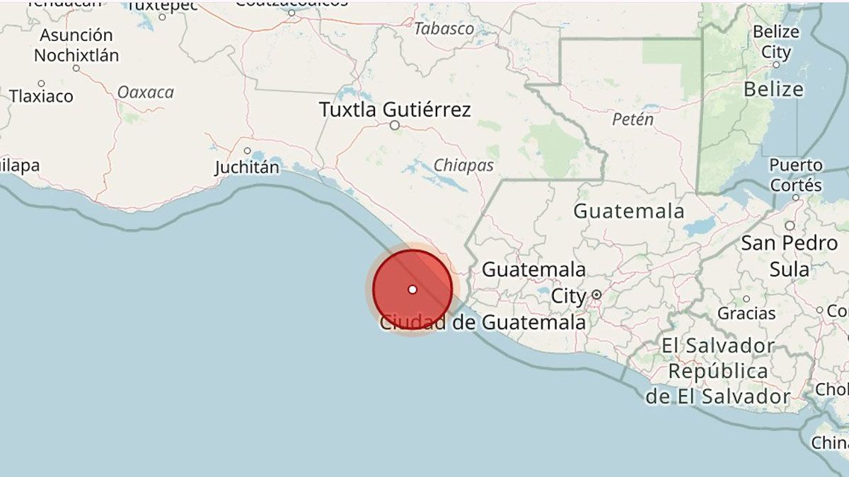 Terremoto de 7,4 escala Richter sacudió a México y Guatemala