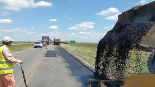 Vialidad Nacional supervisó trabajos sobre la conexión vial Victoria-Rosario.