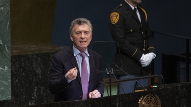 Tercera vez. El presidente fue a la ONU en 2016 y el año pasado.