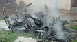 Sospechoso incendio de tres motos en el patio de una comisaría de Santa Fe