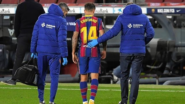 Philippe Coutinho extendió la lista con su lesión que lo dejará varios meses al margen de Barcelona.&nbsp;