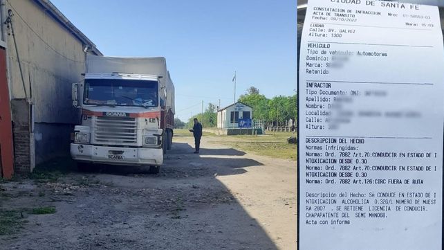 El vehículo que conducía el camionero fue depositado en la base ubicada en la estación Belgrano