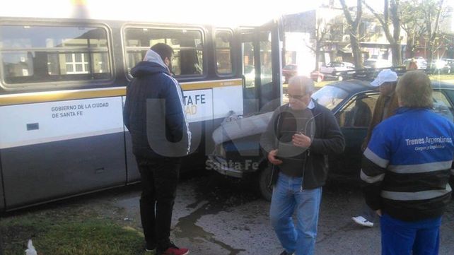 El Tren Urbano volvió a funcionar esta semana y hoy protagonizó un accidente