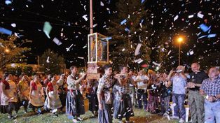 Miles de personas asistieron la primera noche del Festival de Guadalupe