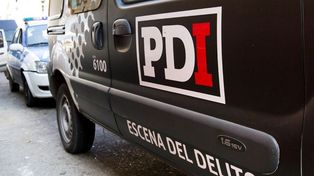 La PDI trabajó en el lugar para retirar los restos óseos