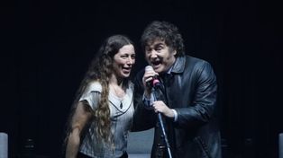 La mujer que reemplaza a Diego Santilli subió al escenario del Luna Park en mayo de 2024.