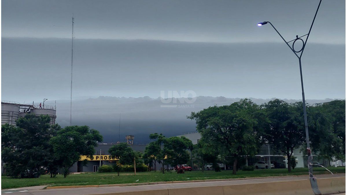 Martes con un alerta vigente por tormentas para la ciudad de Santa Fe