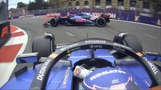 Alex Albon acaba de tocar a Franco Colapinto, que lo había superado, arruinando una gran carrera del argentino.