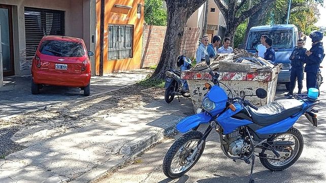 En el lugar trabajó personal de la policía motorizada y de la comisaría tercera.