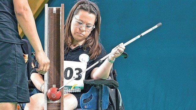 Stefanía Ferrando una referente de la Boccia en Argentina.