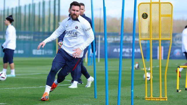 Messi volvió a entrenar luego de que PSG redujo su sanción