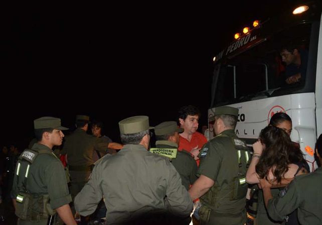 En la madrugada del 3 de agosto Gendarmería desalojó la ruta 015 en forma violenta.
