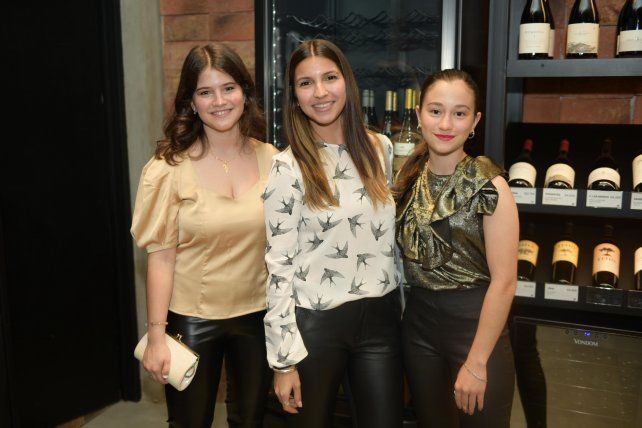 Malena Bersano, Clara Chianea y Alma Bersano