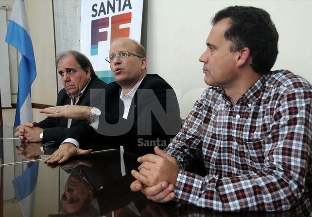 En conferencia. El ministro de la Producción