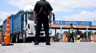 El operativo Cosecha Gruesa se realiza en las rutas que llevan a los puertos del complejo portuarios oleaginoso.