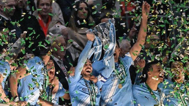 Manchester City se consagró campeón de la Carabao Cup.