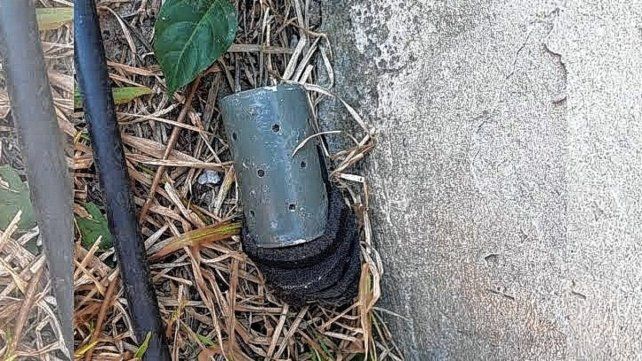 Hallaron una granada lacrimógena en el cielorraso de una vivienda durante una refacción en Concordia.