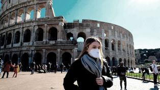 Rige en Roma la obligación de usar barbijos en las calles céntricas