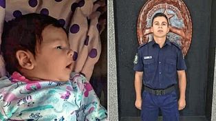 Policía entrerriano salvó a una bebita de morir ahogada