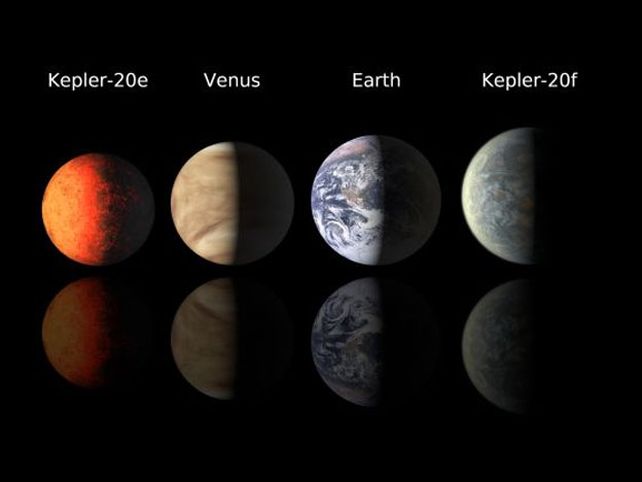 Descubrieron dos planetas del tamaño de la Tierra