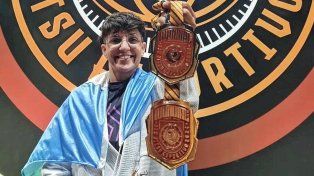 Nuevamente en lo más alto. La entrerriana Antonella Bello volvió a destacarse y sigue demostrando su supremacía.