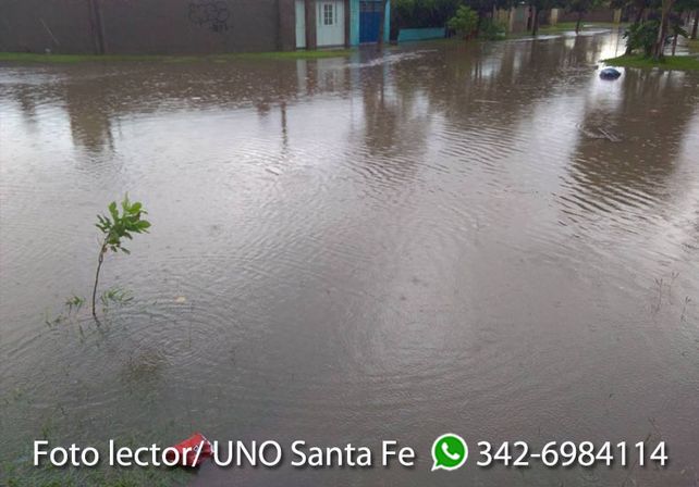 Así está barrio Nueva Esperanza. Gentileza: Lorena Bontempi