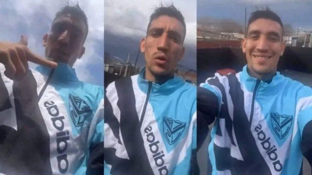 Ricardo Centurión se mostró de buen humor.