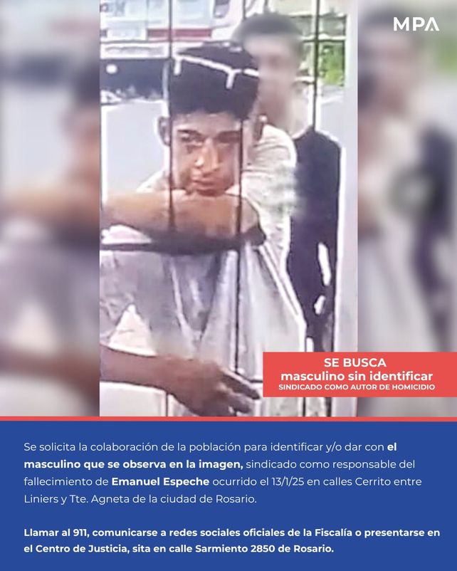 Fiscalía pide colaboración para detener al acusado de un crimen en zona oeste