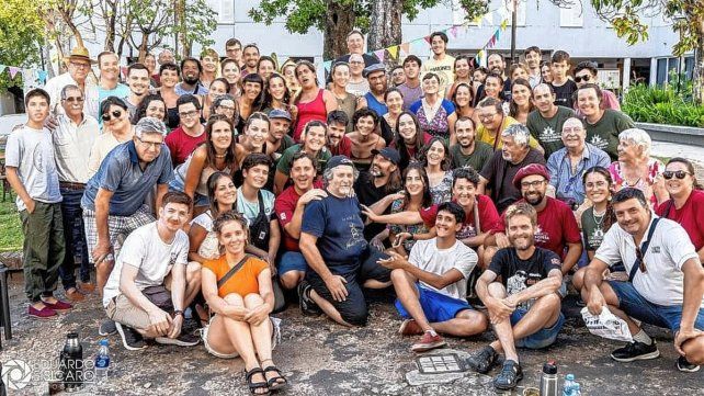 Integración. Músicos de distintas latitudes reunidos para compartir conocimientos y prácticas.